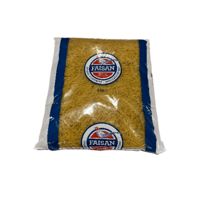 PASTA FAISAN FIDEO GRUESO 5 KG