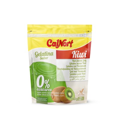 GELATINA 0% KIWI 280GR CALNORT