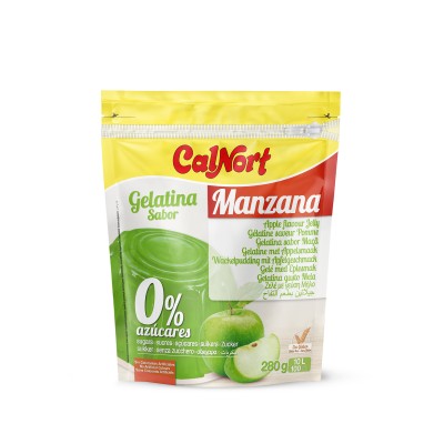 GELATINA 0% MANZANA 280GR...