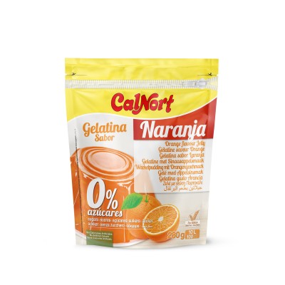 GELATINA 0% NARANJA 280GR...