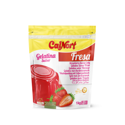 GELATINA FRESA 1 KG CALNORT