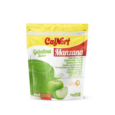 GELATINA MANZANA 1 KG CALNORT