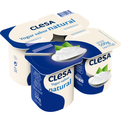 YOGUR CLESA NATURAL 4X115GR