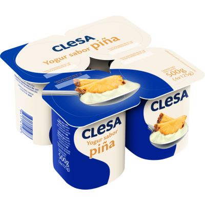 YOGUR CLESA PIÑA 4X125G