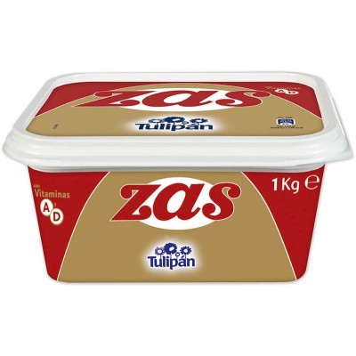 MARGARINA TARRINA 1 KG. ZAS