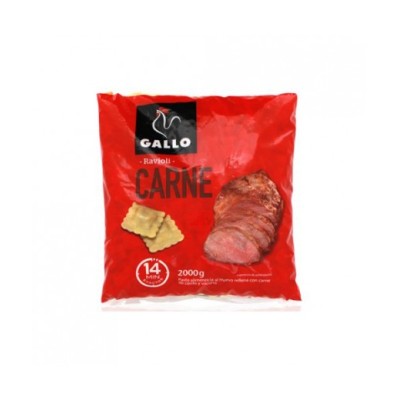 RAVIOLI CARNE 2 KG. GALLO